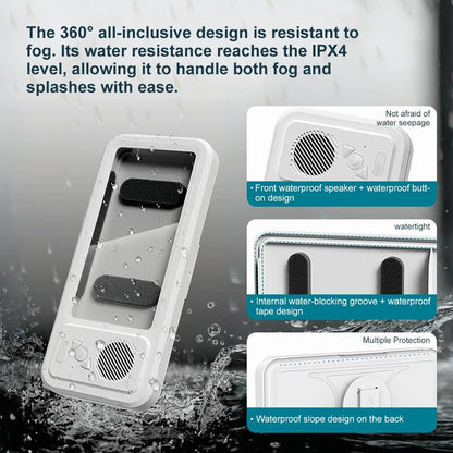 Experience Ultimate Convenience with Our Waterproof 360° Rotating Bluetooth Speaker – Perfect for Movies, Music, and More in the Shower, Kitchen, or Pool!