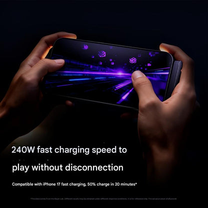 Experience Ultimate Convenience with the Basemo Invisible Holder Charger Cable: 240W Super Fast Charging & Stand for iPhone, Samsung, and Type-C Devices